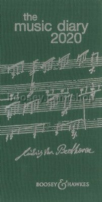 BOOSEY & HAWKES MUSIC DIARY 2020 GREEN