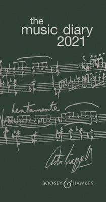 BOOSEY & HAWKES MUSIC DIARY 2021 GREEN