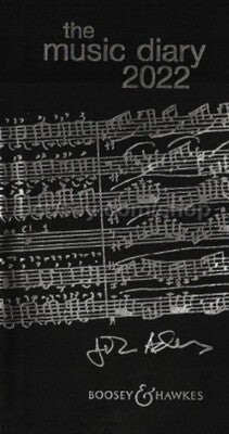 BOOSEY & HAWKES MUSIC DIARY 2022 BLACK