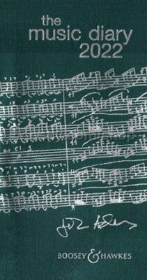 BOOSEY & HAWKES MUSIC DIARY 2022 GREEN