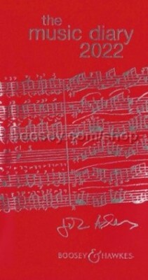 BOOSEY & HAWKES MUSIC DIARY 2022 RED