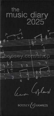 BOOSEY & HAWKES MUSIC DIARY 2025 BLACK