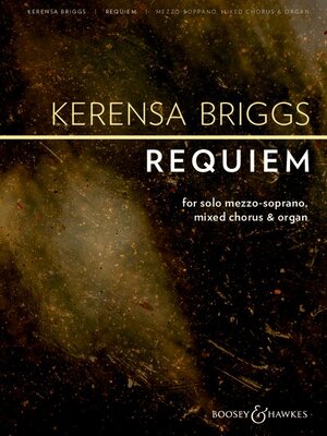 BRIGGS - REQUIEM SOLO MEZZO-SOPRANO/SATB/ORGAN VOCAL SCORE
