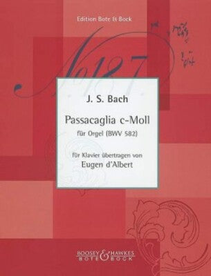 BACH - PASSACAGLIA C MINOR BWV 582 FOR PIANO