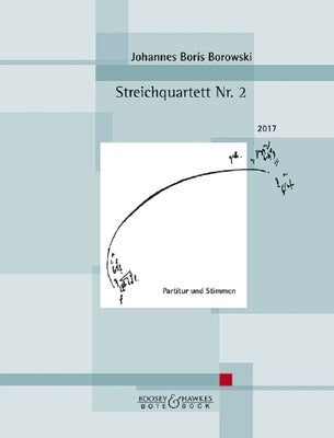 BOROWSKI - STRING QUARTET NO 2 SC/PTS