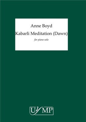 BOYD - KABARLI MEDITATION (DAWN) FOR PIANO