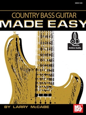 COUNTRY BASS GUITAR MADE EASY BK/OA