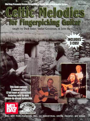 CELTIC MELODIES FOR FINGERPICKING GUITAR BK/3CDS