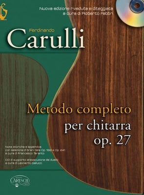 CARULLI - COMPLETE METHOD FOR GUITAR OP 27 BK/CD