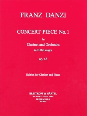 CONCERT PIECE NO 1 OP 45 B FLAT CLA/PNO