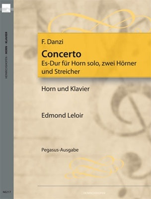 DANZI - CONCERTO E FLAT MAJOR FRENCH HORN/PIANO