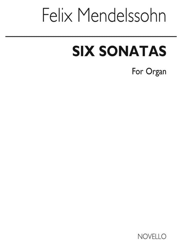 MENDELSSOHN 6 SONATAS ORGAN SOLO(ARC)
