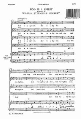 BENNETT GOD IS A SPIRIT SATB