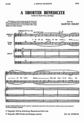 DALBY SHORTER BENEDICTE SATB