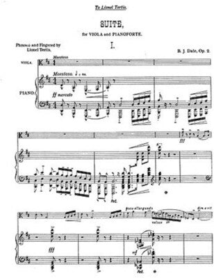 DALE - SUITE OP 2 FOR VIOLA/PIANO