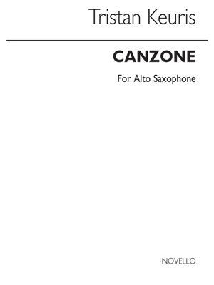 CANZONE FOR ALTO SAXOPHONE SOLO