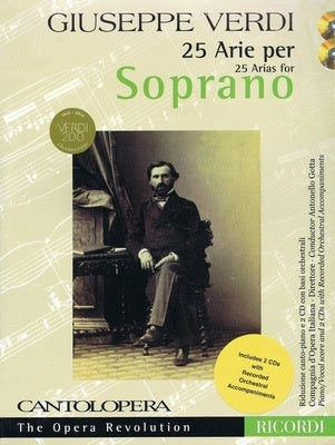25 ARIAS FOR SOPRANO (CANTOLOPERA) BK/2CDS