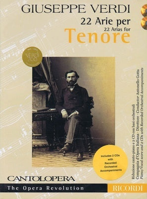 22 ARIAS FOR TENOR (CANTOLOPERA) BK/2CDS