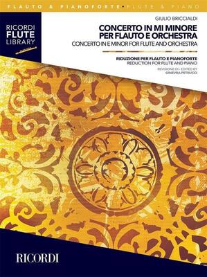 BRICCIALDI - CONCERTO IN E MINOR FLUTE/PIANO