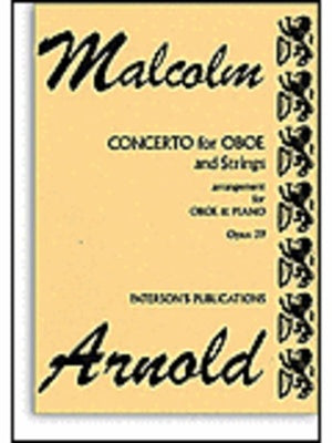 ARNOLD - CONCERTO OP 39 OBOE/PIANO
