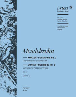 CALM SEA AND PROSPEROUS VOYAGE OVERTURE NO 3 SCORE