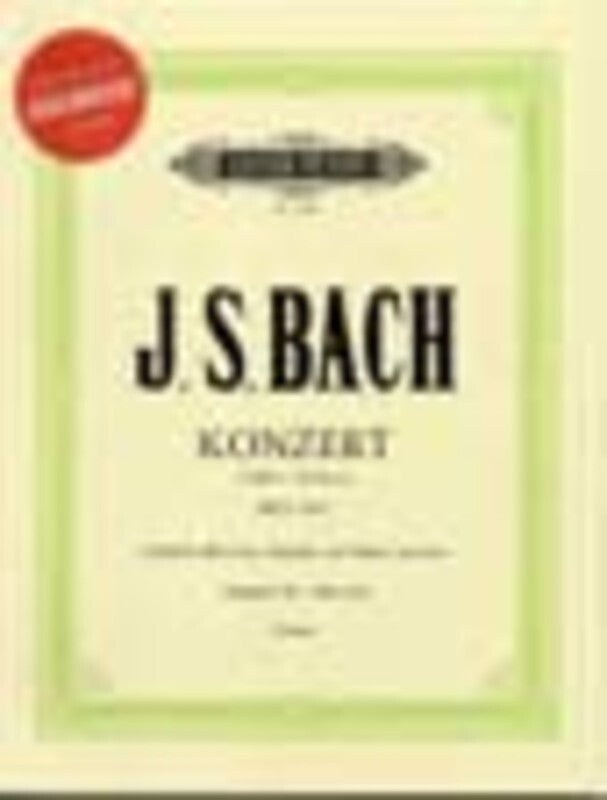 CONCERTO NO 1 BWV 1052 D MIN 2P 4H BK/CD URTEXT