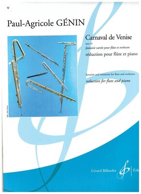 CARNIVAL OF VENICE VARIATIONS OP 14 FL/PNO