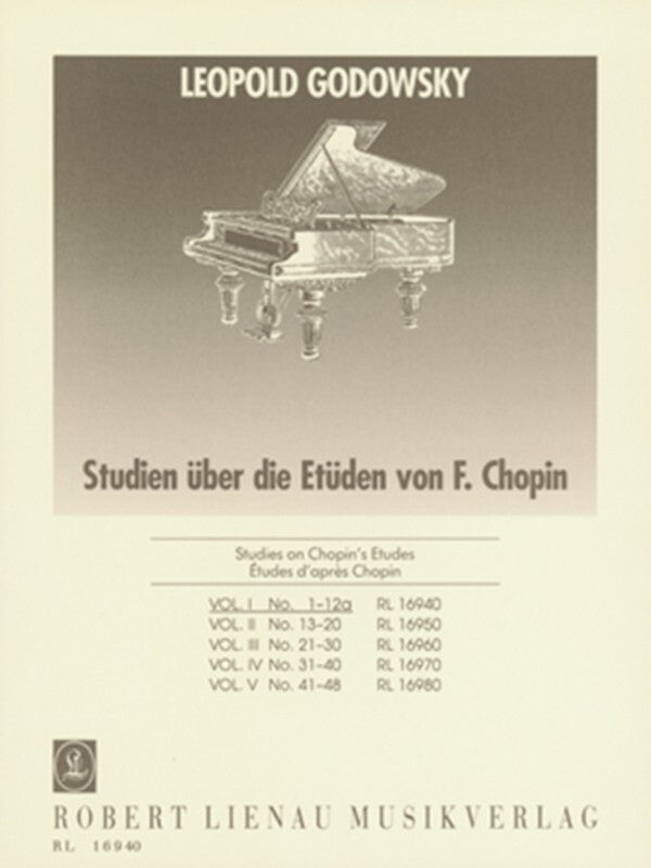 GODOWSKY - STUDIES ON CHOPIN ETUDES BK 1 NO 1-12A