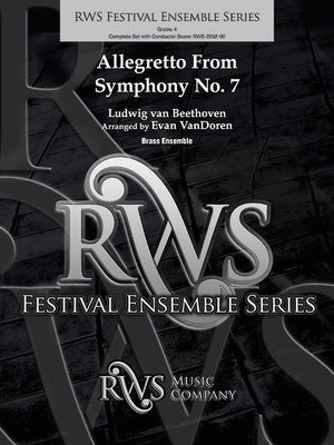ALLEGRETTO FROM SYMPHONY NO 7 FOR BRASS ENSEMBLE GR4 SCORE