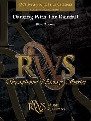 DANCING WITH THE RAINFALL FOR STRING ORCH SO4 OVERSIZE SCORE