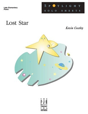 COSTLEU - LOST STAR LATE ELEMENTARY PIANO SHEET