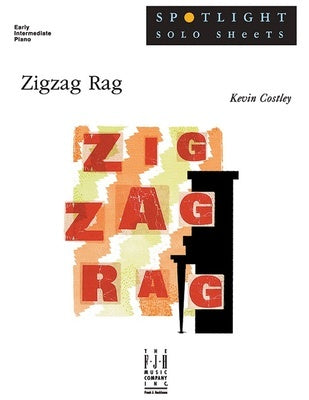 COSTLEY - ZIGZAG RAG EARLY INTERMEDIATE PIANO SHEET