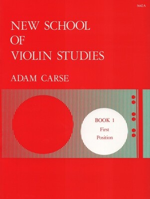 CARSE - NEW SCHOOL OF VIOLIN STUDIES BK 1