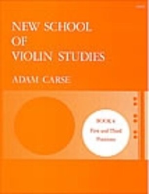 CARSE - NEW SCHOOL OF VIOLIN STUDIES BK 4