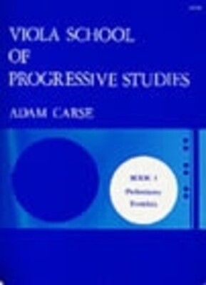 CARSE - VIOLA SCHOOL OF PROGRESSIVE STUDIES BK 1