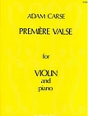 CARSE - PREMIERE VALSE VIOLIN/PIANO