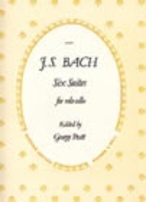 BACH - 6 SUITES FOR CELLO BWV 1007-1012 ED PRATT SUCH