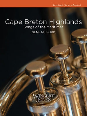 CAPE BRETON HIGHLANDS FOR CONCERT BAND CB4 SC/PTS