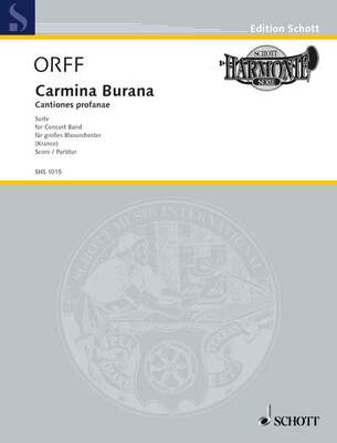 CARMINA BURANA SUITE FOR CONCERT BAND FULL SCORE ARR KRANCE