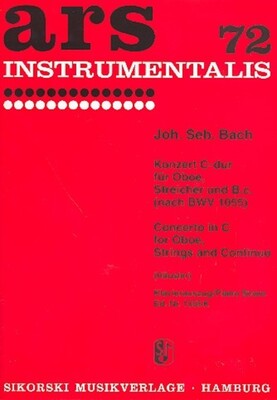 BACH - CONCERTO C MAJOR AFTER BWV 1055 OBOE/PIANO