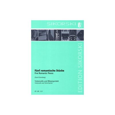 5 ROMANTIC PIECES CELLO/WIND QUINTET ARR STROMBERG SC/PTS
