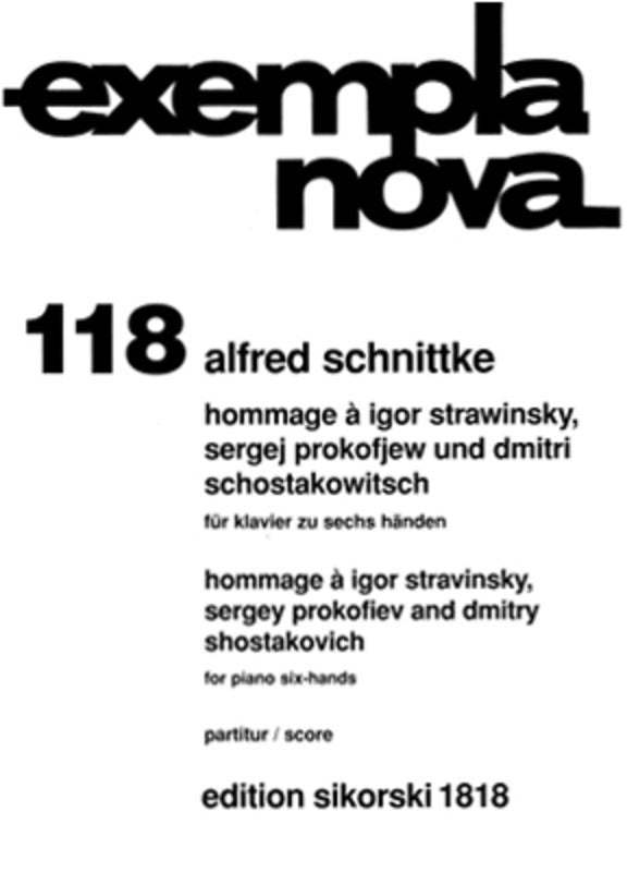 HOMMAGE A STRAVINSKY PROKOFIEFF & SHOSTAKOVICH 1P6H