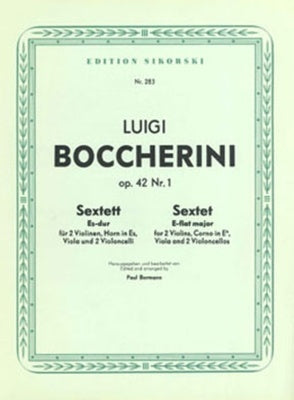 BOCCHERINI - SEXTET OP 42 NO 1 HORN/STRING QUINTET PARTS