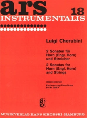 CHERUBINI - 2 SONATAS FOR HORN (ENGLISH HORN)/PIANO
