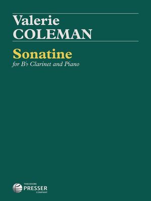 COLEMAN - SONATINE FOR B FLAT CLARINET/PIANO