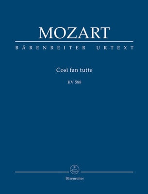 COSI FAN TUTTE COMP K 588 URTEXT