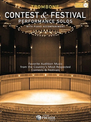 CONTEST AND FESTIVAL SOLOS TROMBONE BK/CD