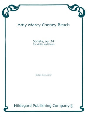 BEACH - SONATA OP 34 FOR VIOLIN AND PIANO