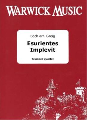 BACH - ESURIENTES IMPLEVIT TRUMPET QUARTET SC/PTS
