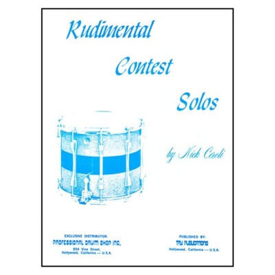 CEROLI - RUDIMENTAL CONTEST SOLOS SNARE DRUM